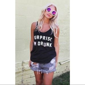 “Surprise I’m Drunk” Tank Top